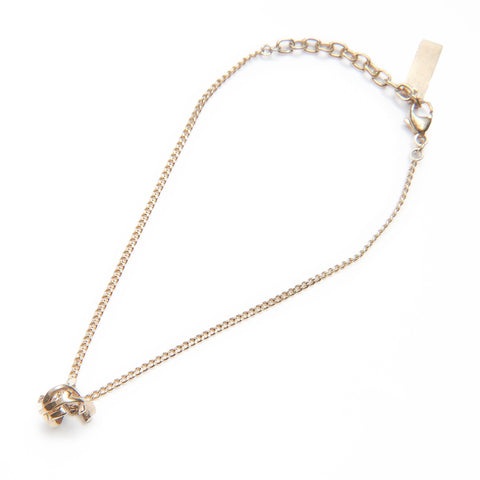 YVES SAINT LAURENT logo bracelet gold WS23422