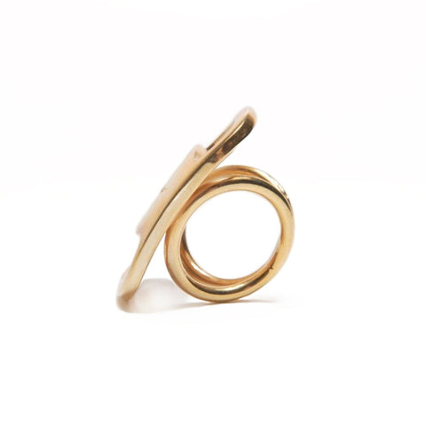 Salvatore Ferragamo Gancini scarf ring Other accessories gold WS23424