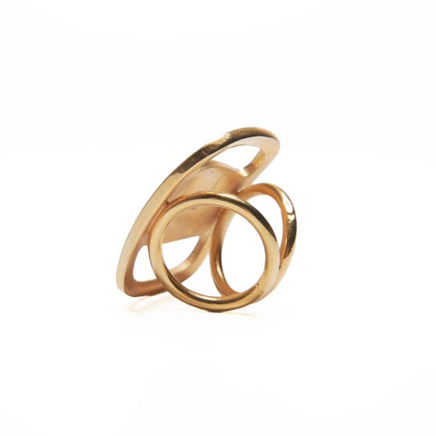 Salvatore Ferragamo Gancini scarf ring Other accessories gold WS23424