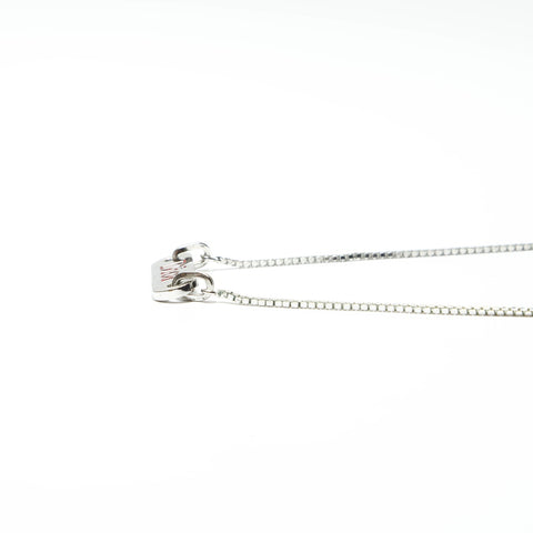 Christian Dior logo Necklace Silver WS23425