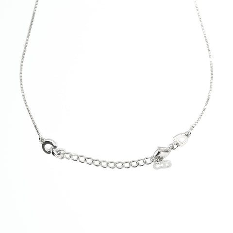Christian Dior logo Necklace Silver WS23425