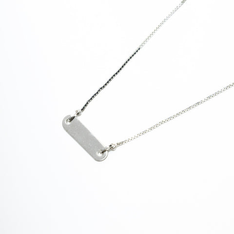 Christian Dior logo Necklace Silver WS23425