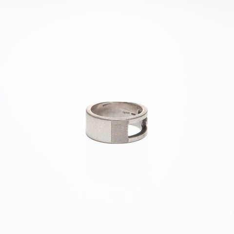 GUCCI Logo # 11 Ring Silver WS23429