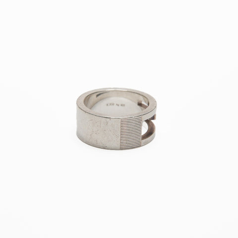 GUCCI Logo #8 Ring Silver WS23431