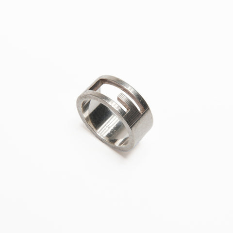 GUCCI Logo #8 Ring Silver WS23431