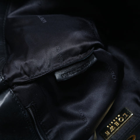 LOEWE fur Handbag black WS23440