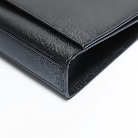 YVES SAINT LAURENT Leather Kate Star Shoulder Bag black WS23457