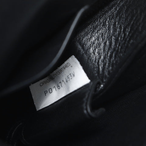 BOTTEGAVENETA Leather Mount Envelope Chain Shoulder Bag black WS23459