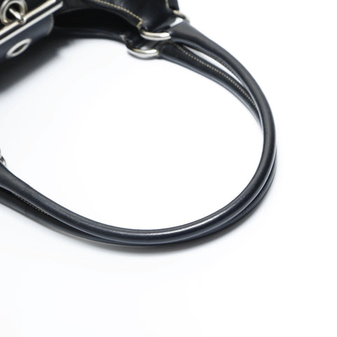 PRADA Nylon triangle logo Shoulder Bag black WS23461