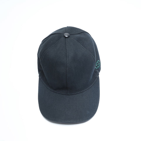 GUCCI Canvas Large cap black WS23467