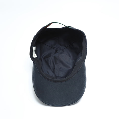 GUCCI Canvas Large cap black WS23467
