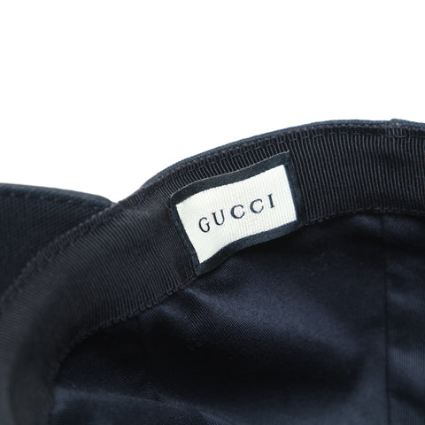 GUCCI Canvas Large cap black WS23467