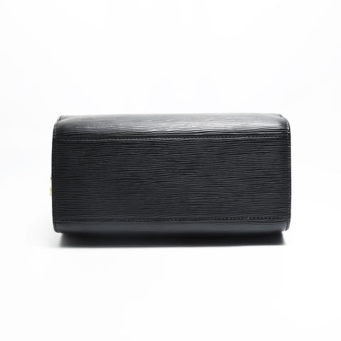 LOUIS VUITTON 2003 Epi Pont Neuf Handbag black WS23477