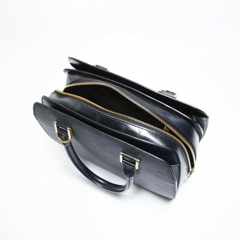 LOUIS VUITTON 2003 Epi Pont Neuf Handbag black WS23477