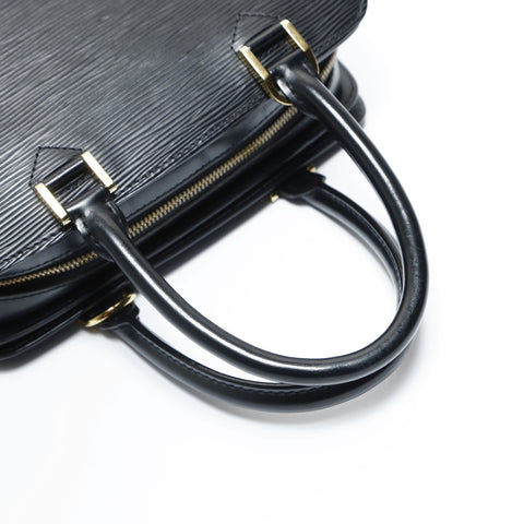 LOUIS VUITTON 2003 Epi Pont Neuf Handbag black WS23477