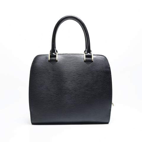 LOUIS VUITTON 2003 Epi Pont Neuf Handbag black WS23477
