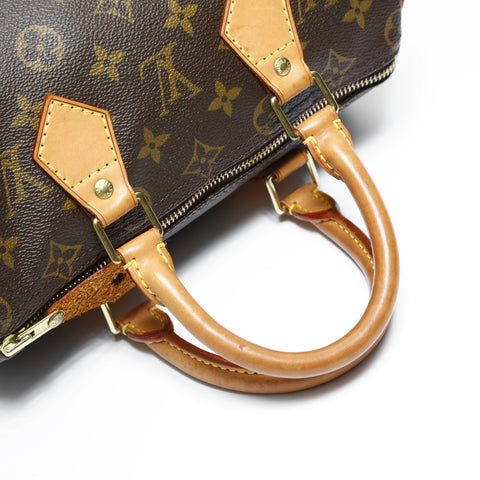 LOUIS VUITTON 2000 Monogram Speedy 25 Handbag Brown WS23479