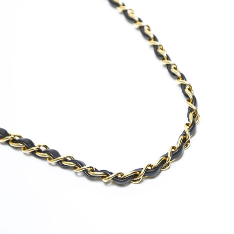 CHANEL No. 4 1996-1997 Matelasse Push Lock Lambskin Full Flap Shoulder Bag black WS23481