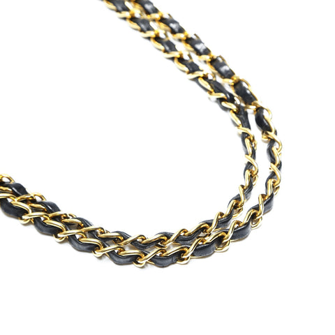 CHANEL No. 2 1991-1994 Lambskin Turnlock Mademoiselle Shoulder Bag black WS23483