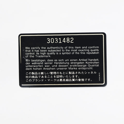 CHANEL No. 3 1994-1996 Caviar Skin Triple Coco Tote Shoulder Bag black WS23485