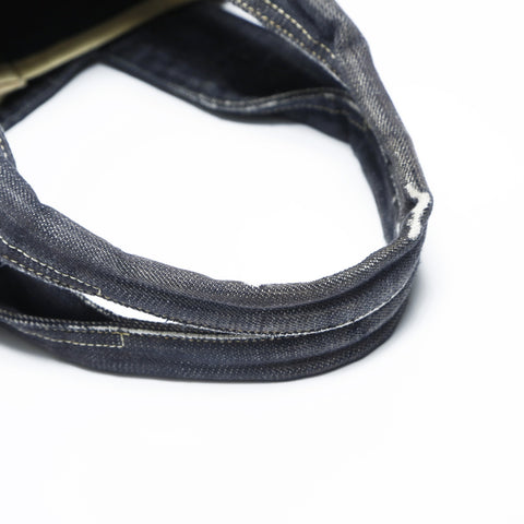 CHANEL 10 series 2005-2006 Denim COCO Mark Tote Bag Navy WS23487