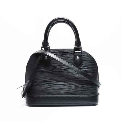 LOUIS VUITTON 2017 Epi Alma BB Handbag black WS23488