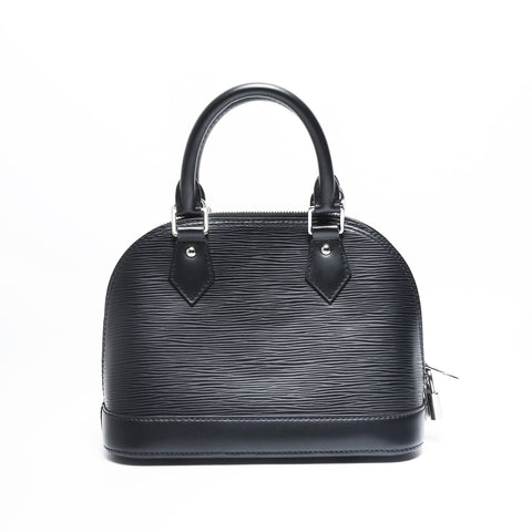 LOUIS VUITTON 2017 Epi Alma BB Handbag black WS23488