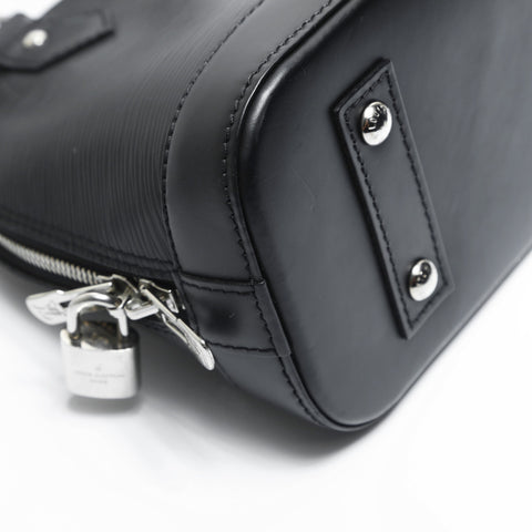 LOUIS VUITTON 2017 Epi Alma BB Handbag black WS23488