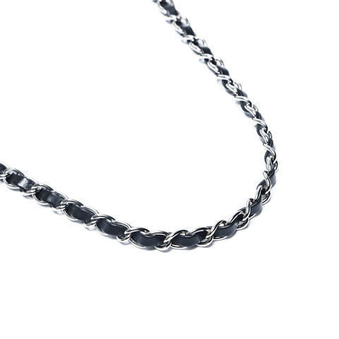 CHANEL 10 Series 2005-2006 Velour Camellia Single Chain Shoulder Bag black WS23489