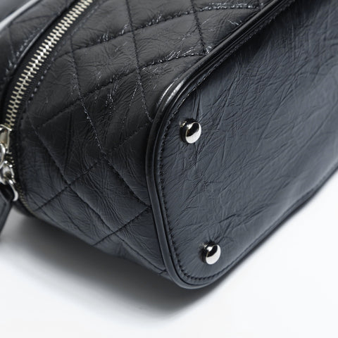 CHANEL 25th series 2018 Matelasse Chain Clear Shoulder Bag black WS23491