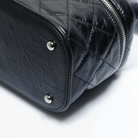 CHANEL 25th series 2018 Matelasse Chain Clear Shoulder Bag black WS23491