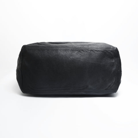 CHANEL 10 series 2005-2006 Coco Cabas Caviar Skin Chain Tote Shoulder Bag black WS23494