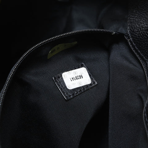 CHANEL No. 5 1997-1999 Caviar Skin Chain Tote Bag with Large COCO Mark Shoulder Bag black WS23495