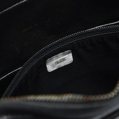 CHANEL No. 3 1994-1996 Turnlock Square Matelasse Lambskin Camera Shoulder Bag black WS23498