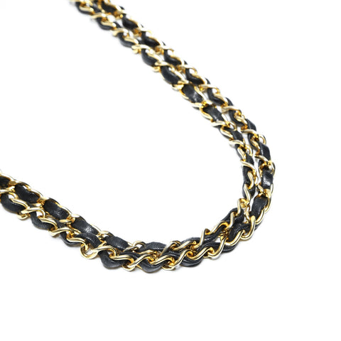 CHANEL No. 1 1989-1991 Classic Double Flap Mini Matelasse Lambskin 9.1" Shoulder Bag black WS23499