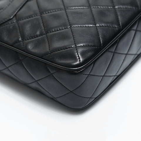 CHANEL No. 2 1992-1994 Diamond Stitch Matelasse Tassel Camera Bag Shoulder Bag black WS23500