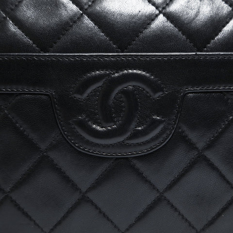 CHANEL No. 2 1992-1994 Diamond Stitch Matelasse Tassel Camera Bag Shoulder Bag black WS23500