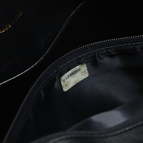 CHANEL No. 2 1992-1994 Diamond Stitch Matelasse Tassel Camera Bag Shoulder Bag black WS23500