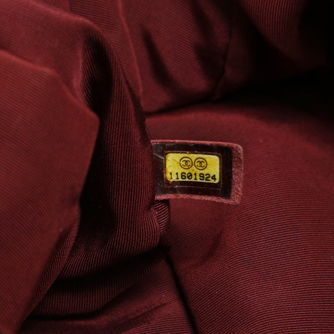 CHANEL No. 11 2006-2008 Deka COCO Mark Chain Lambskin Shoulder Bag black WS23507