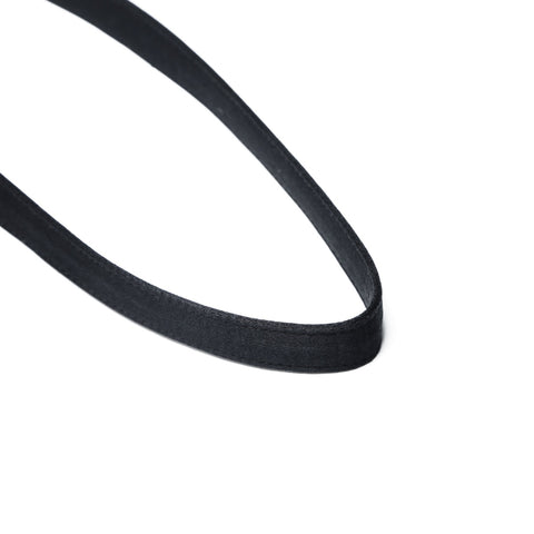 CHANEL No. 5 1997-1999 Satin Beaded Mini Shoulder Bag black WS23508