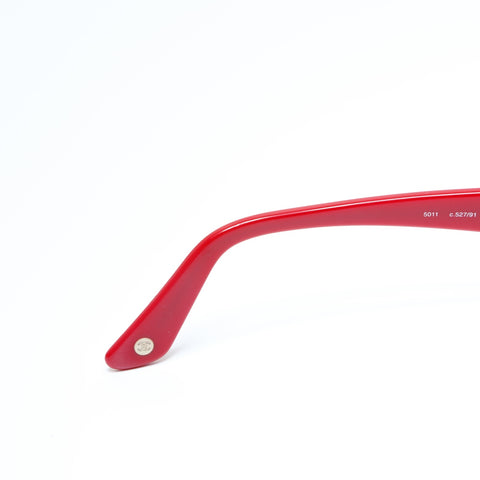 CHANEL COCO Mark sunglasses Black red WS23510