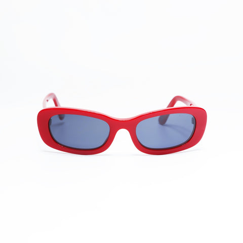 CHANEL COCO Mark sunglasses Black red WS23510
