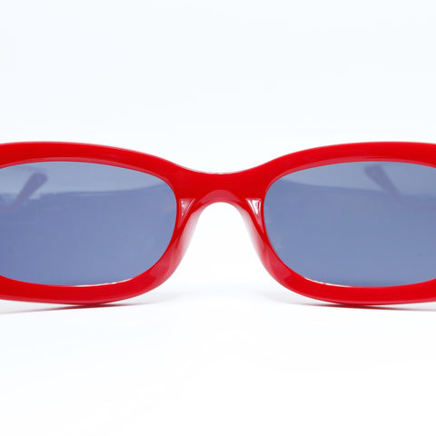 CHANEL COCO Mark sunglasses Black red WS23510