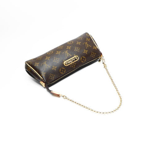 LOUIS VUITTON 2008 Monogram Eva Shoulder Bag Brown WS23517