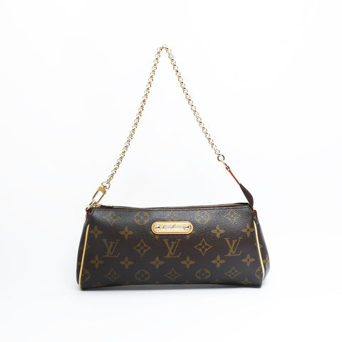 LOUIS VUITTON 2008 Monogram Eva Shoulder Bag Brown WS23517