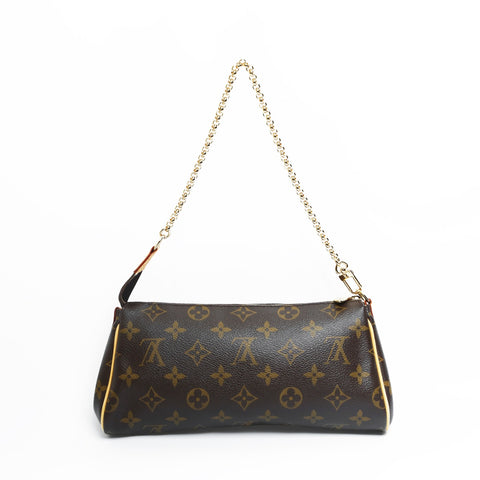 LOUIS VUITTON 2008 Monogram Eva Shoulder Bag Brown WS23517