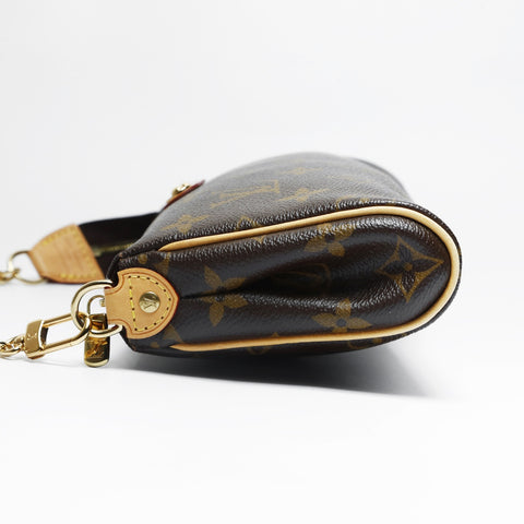 LOUIS VUITTON 2008 Monogram Eva Shoulder Bag Brown WS23517