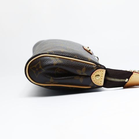 LOUIS VUITTON 2008 Monogram Eva Shoulder Bag Brown WS23517