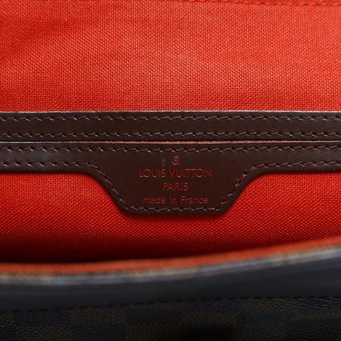 LOUIS VUITTON 2003 Damier Soho Backpack  Daypack Brown WS23518