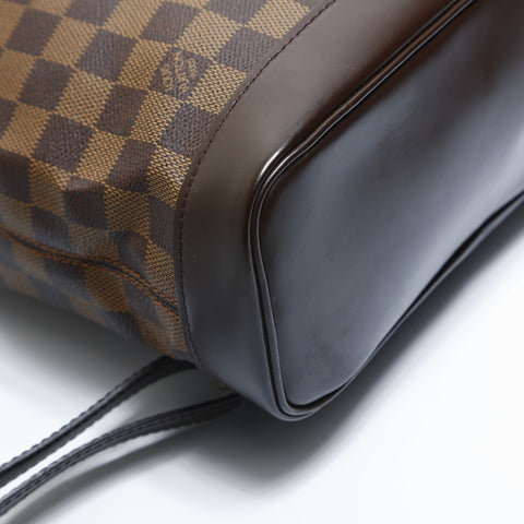 LOUIS VUITTON 2003 Damier Soho Backpack  Daypack Brown WS23518